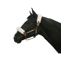 Halfterschoner-Set-31cm / Nase, 43 cm / Genick-Weiss